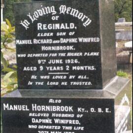 Manuel Hornibrook's grave, Toowong Cemetery 2006