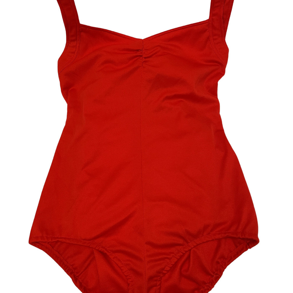 Red swimsuit