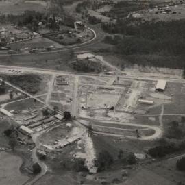 Aerial of the Petrie Mill Site under construction