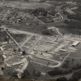 Aerial of the Petrie Mill Site under construction