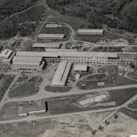 Aerial view of Australian Paper Mill Petrie - nearing completion