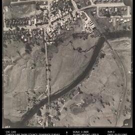 Caboolture Shire Council Sewerage Survey Aerial Photograph, Run 3, No. 68