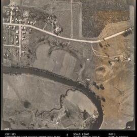 Caboolture Shire Council Sewerage Survey Aerial Photograph, Run 3, No. 72