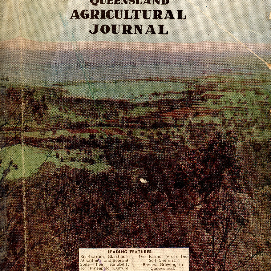 Queensland Agricultural Journal - June 1938 [Duplicate copy]
