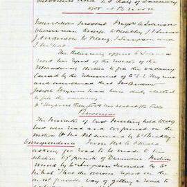 Caboolture Shire Council Minutes - 23 January 1905 - 8 December 1905