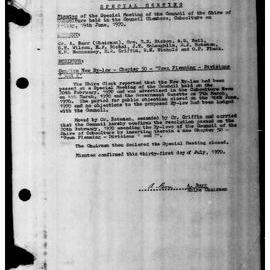 Caboolture Shire Council Minutes - 19 June 1970 - 9 December 1970