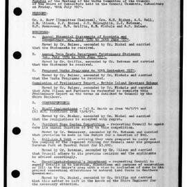 Caboolture Shire Council Minutes - 16 July 1971 - 10 December 1971
