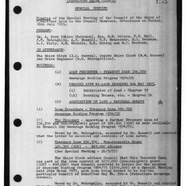 Caboolture Shire Council Minutes - 18 July 1975 - 10 October 1975