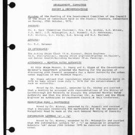 Caboolture Shire Council Minutes - 20 October 1975 - 10 December 1975