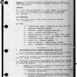 Caboolture Shire Council Minutes - 16 January 1976 - 12 April 1976