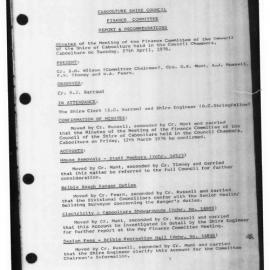 Caboolture Shire Council Minutes - 20 April 1976 - 29 June 1976