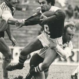 Rugby League game, Ian Thinee