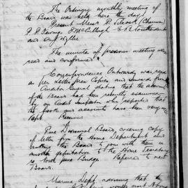 Redcliffe Divisional Board Minutes - 13 January 1899 - 3 July 1899