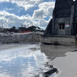 Fort Bribie - After Cyclone Alfred