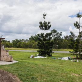 Sandstone Memorial in Cruice Park - corner Kilcoy-Beerwah Road and Cruice Drive Woodford