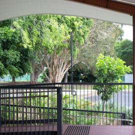 View of property entrance from verandah of the Deception Bay Environmental Hub - 7 Joseph Crescent Deception Bay