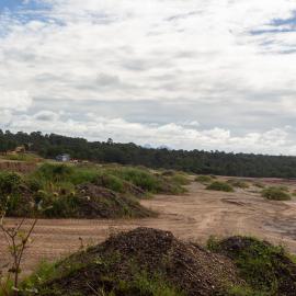 Earthworks at the construction site for the Kinma Valley housing development off Jacko Place Morayfield