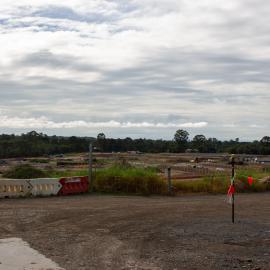 Earthworks at the construction site for the Kinma Valley housing development off Jacko Place Morayfield