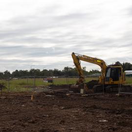Earthworks at the construction site for the Avaline housing development off Maitland Road Burpengary East