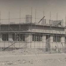 Administration Block being constructed