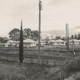 Aerial view of township - Unknown