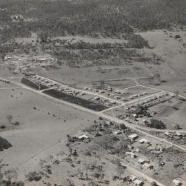 Aerial view of township - Unknown