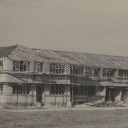 Administration Block construction with roofing trusses