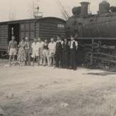 First train on Mill siding