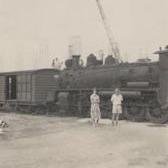 First train on Mill siding