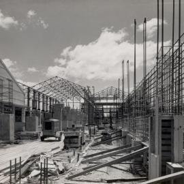 Building under construction - February 1955