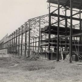 Building under construction - February 1955