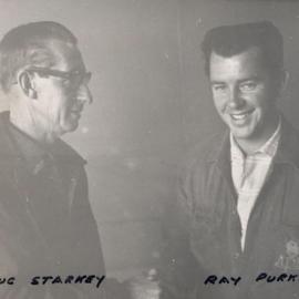 Doug Starkey & Ray Purkiss shaking hands