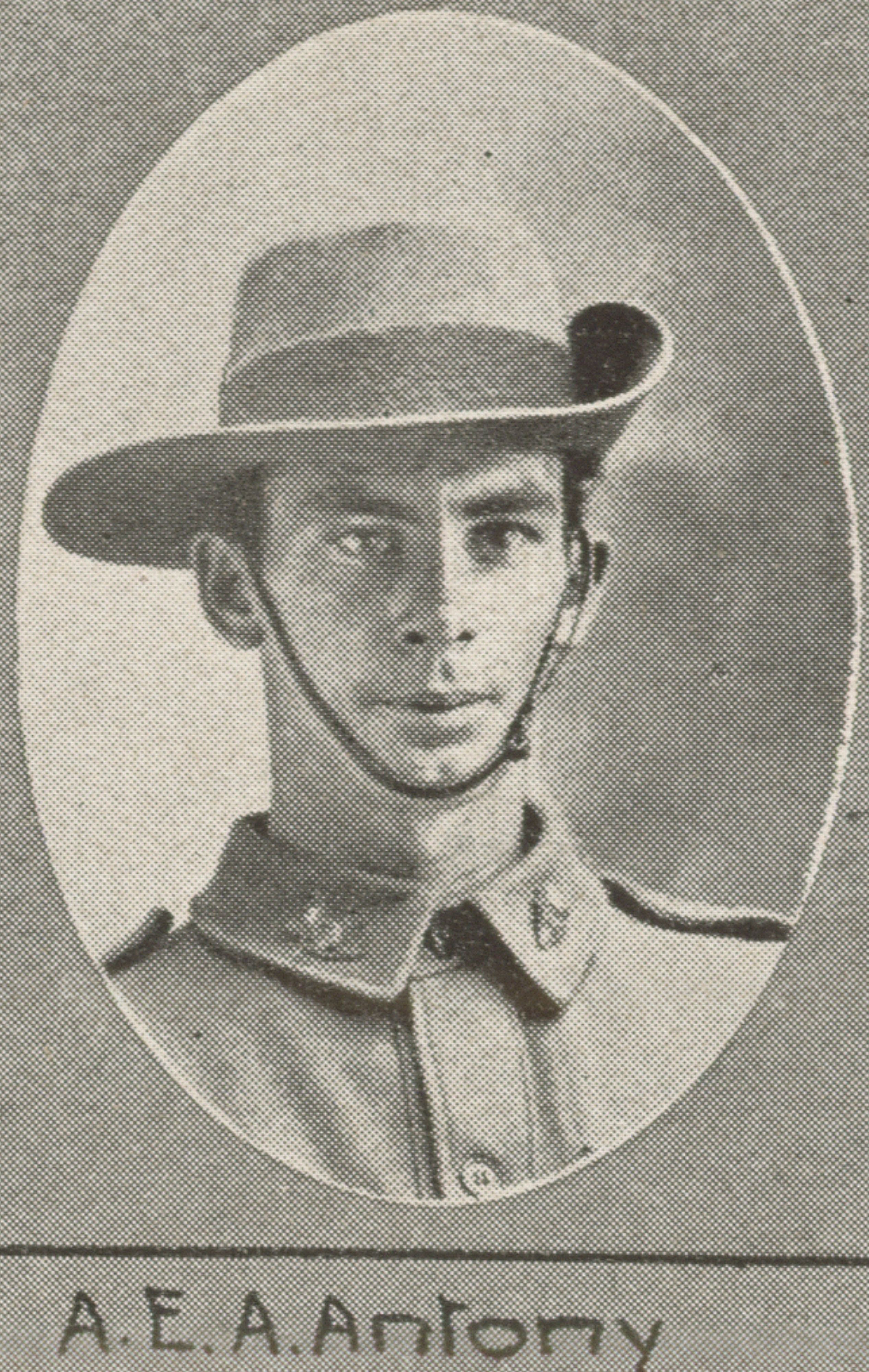 Albert Edward Atkinson Antony, SN 515, Service Record