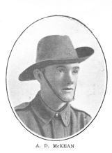 Alexander David McKean, SN 2364, Service Record