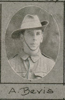 Alfred Bevis, SN 40, Service Record