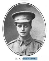 Charles Arthur Mountford, SN 3852, Service Record