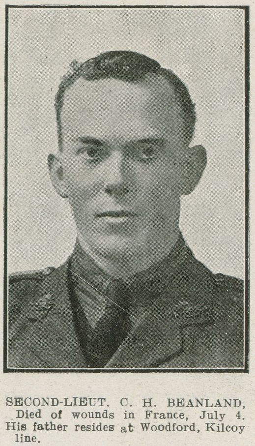 Charles Henri Beanland, SN 4079, Service Record