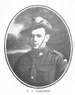 Crichton Ivie Gordon, SN 5343, Service Record