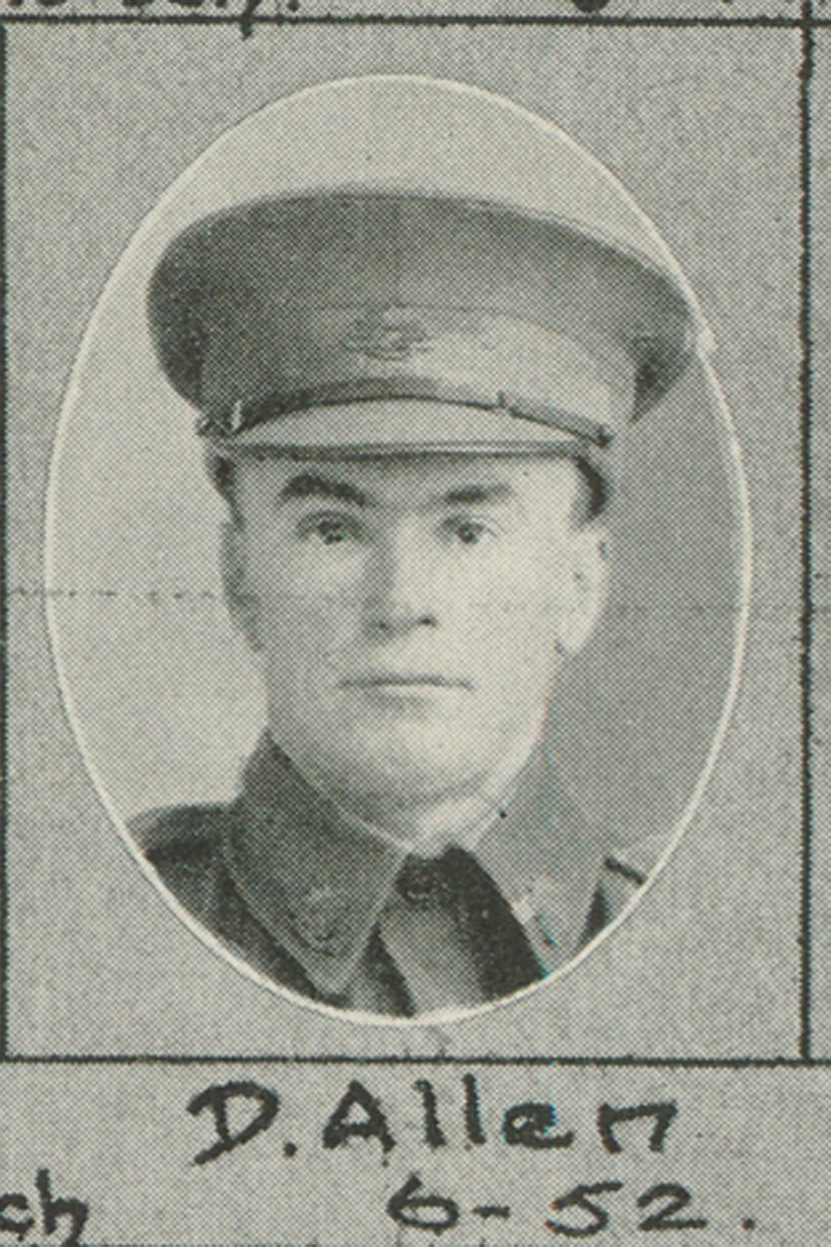 Daniel Allen, SN 2762, Service Record