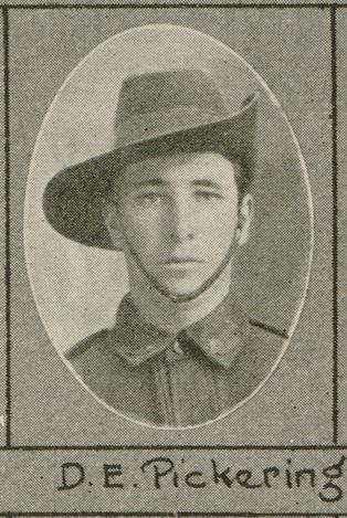 David Edward Pickering, SN 6075, Service Record