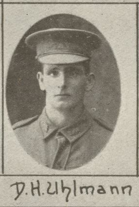 David Howard Uhlmann, SN 653, Service Record