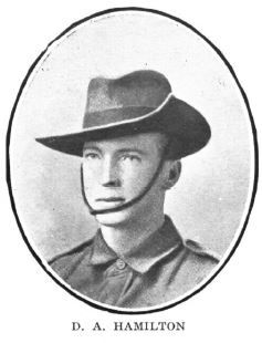 Donald Alexander Hamilton, SN 4143, Service Record