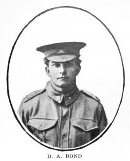 Donald Archibald Bond, SN 4736, Service Record