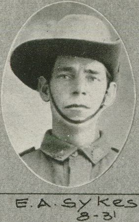 Ernest Albert Sykes, SN 3636, Service Record