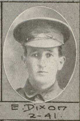 Ernest Dixon, SN 1811, Service Record