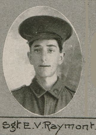 Ernest Vincent Raymont, SN 887, Service Record