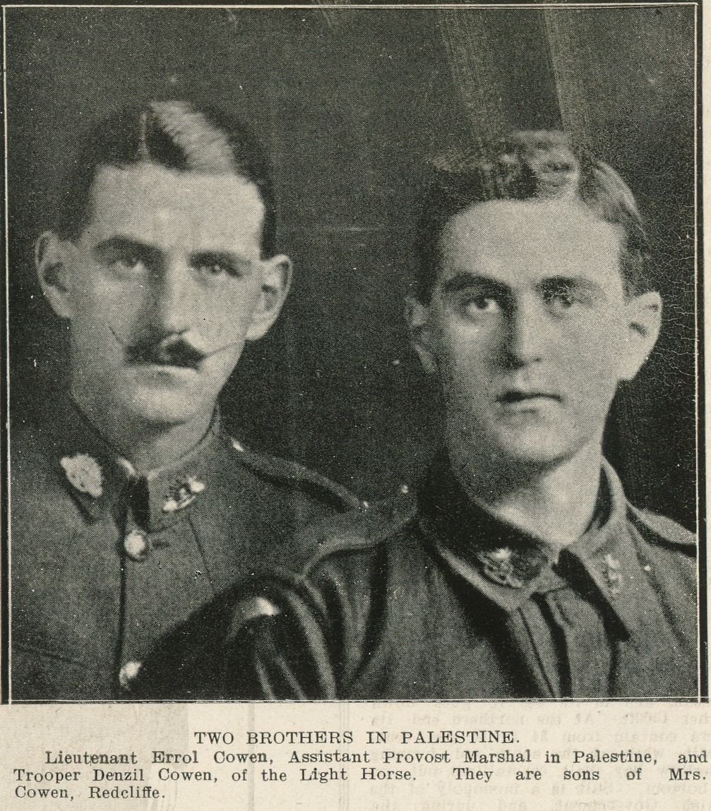 Errol Henry Cowen, SN 2702, Service Record