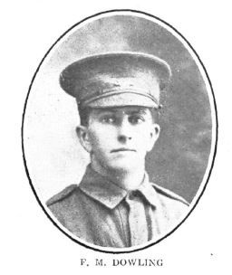 Francis Maurice Dowling, SN 20564, Service Record