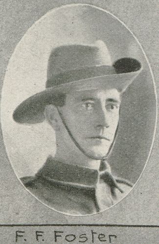 Frederick Francis Foster, SN 2134, Service Record