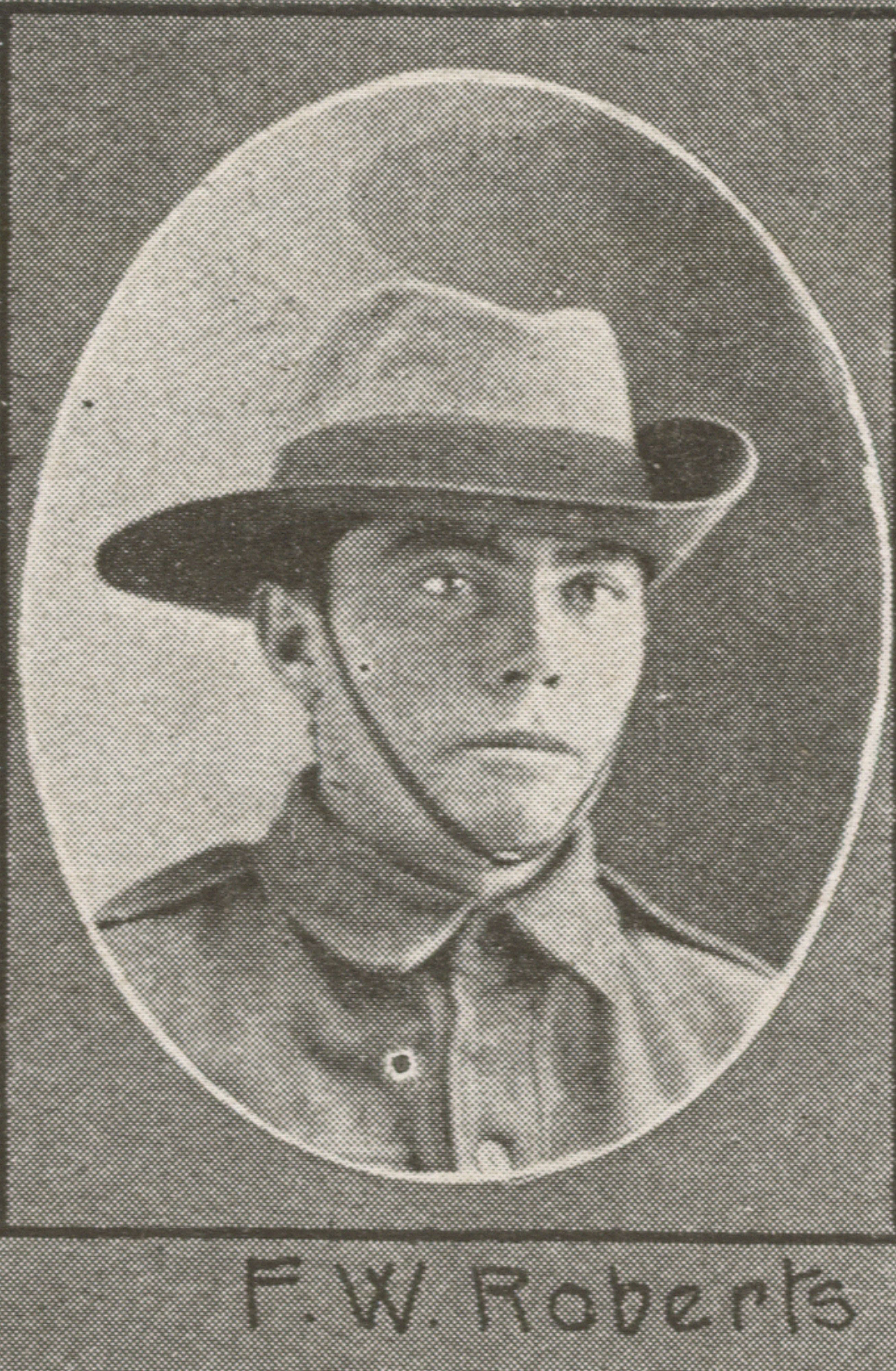 Frederick William Roberts, SN 1542, Service Record